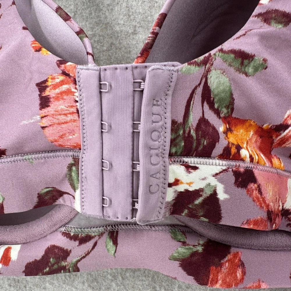 Cacique Womens Bra 42DDD Balconette Lightly Lined Underwired Floral Pattern‎ - Picture 4 of 6